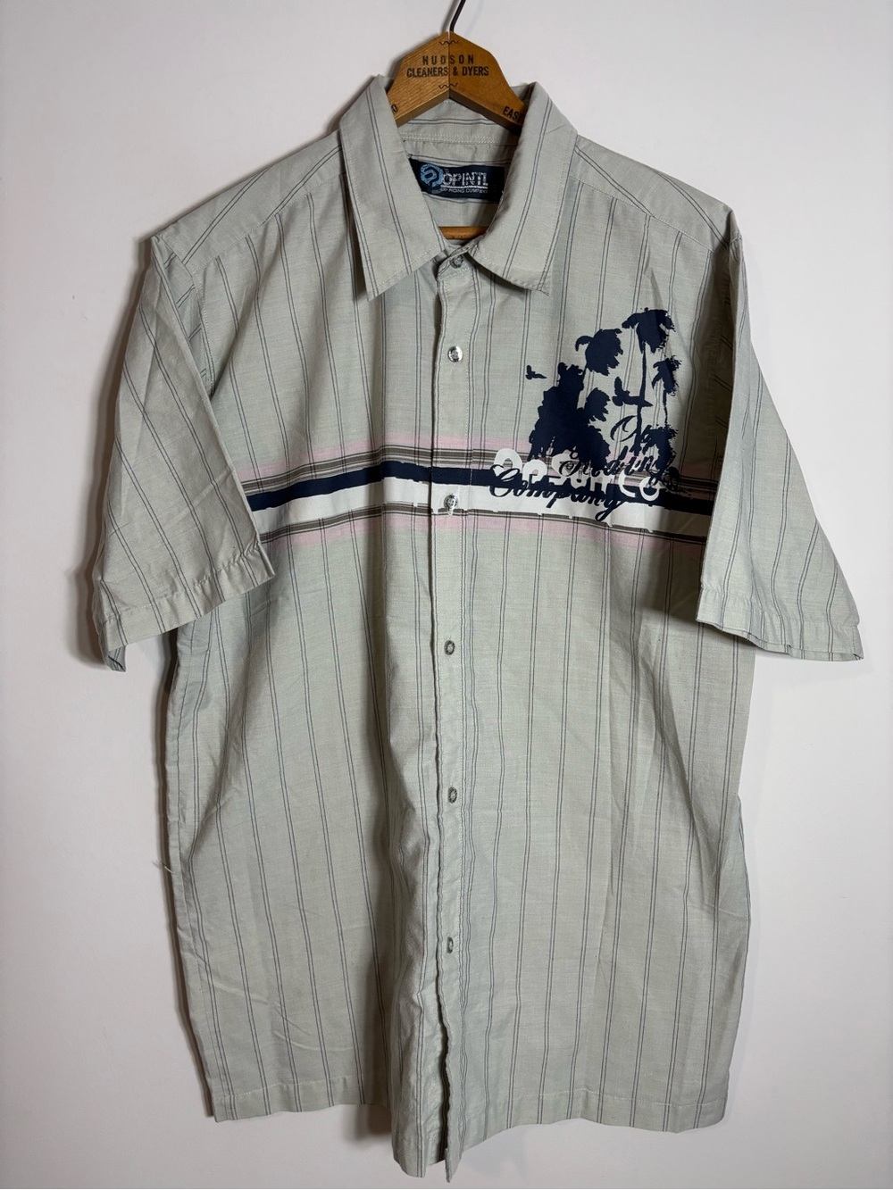 Vintage OP Intl Surf Shirt Button Up Ocean Pacific Y2K Large